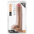 Blush Dr. Skin - dildo realist cu testicule (culoare naturală)