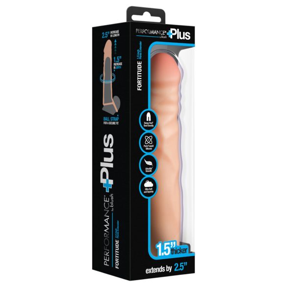 Performance Plus - sleeve penis cu inel - silicon natur 2,5 cm