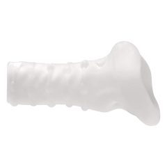   Perfect Fit Breeder - manson pentru penis deschis (10 cm) - alb ca laptele