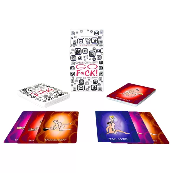 GO F*CK - cărți de joc erotice Kama Sutra - 52 bucăți