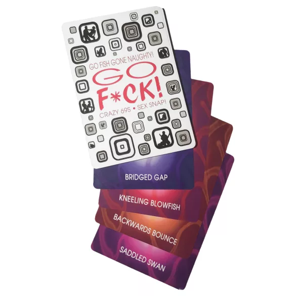 GO F*CK - cărți de joc erotice Kama Sutra - 52 bucăți