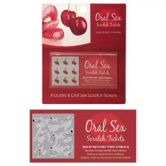 Kheper Games - carduri răzuibile sex oral - set 8 bucăți