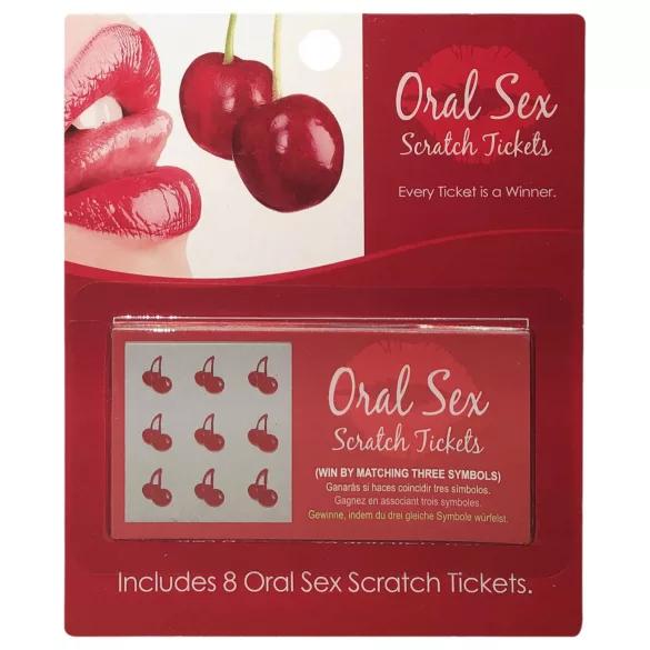 Kheper Games - carduri răzuibile sex oral - set 8 bucăți