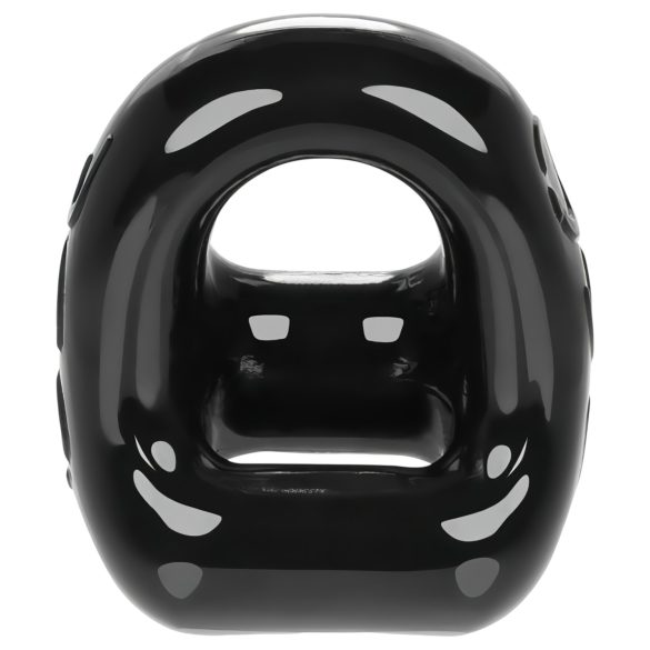OXBALLS - inel pentru penis și testicule - silicon negru