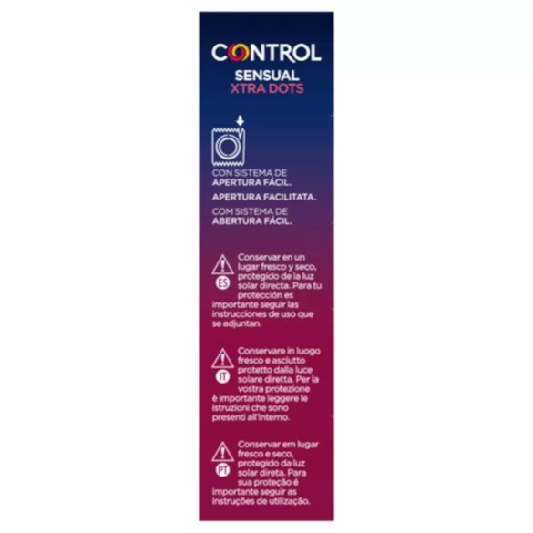 Control - prezervative extra texturate - 12 bucăți