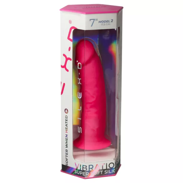 Silexd - vibratoare cu ventuză - control wireless - silicon roz