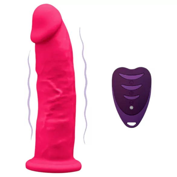 Silexd - vibratoare cu ventuză - control wireless - silicon roz