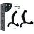 Addicted Toys - masator de prostată și perineu (negru) - 11,3 cm
