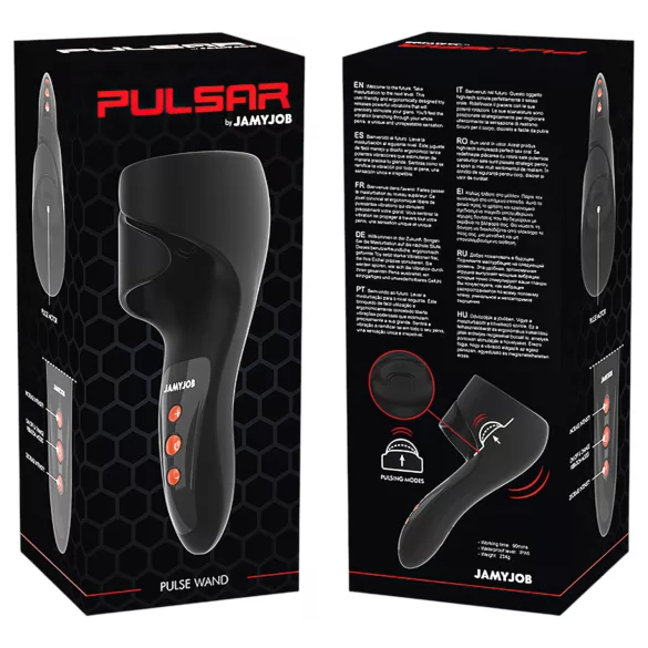 JamyJob - vibrator pentru gland pulsatil - negru