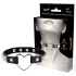 Coquette - colier choker cu inimi și strasuri - negru