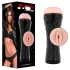 JamyJob - vagin realist cu husă - negru/natur