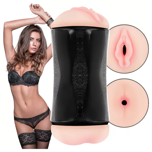 JamyJob - masturbator vaginal și anal - silicon realist natur