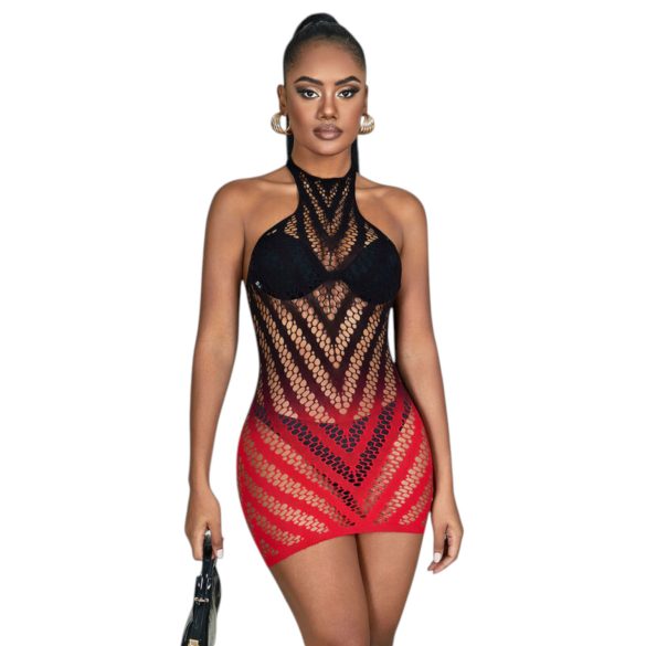 Subblime 952242 - rochie de plasă degrade (roșu) - S-L
