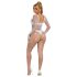 Subblime 952396 - salopetă strălucitoare cu strasuri - (alb) - S-L