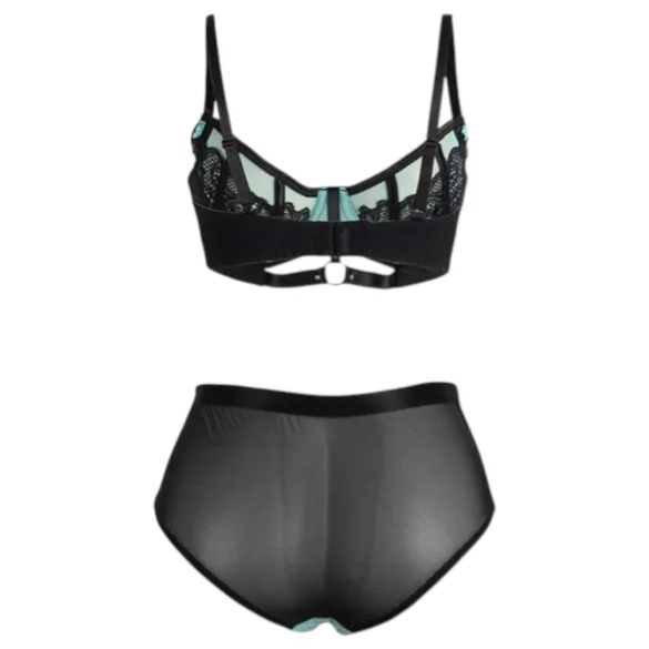 Subblime - set lenjerie intimă dantelată - 955564 (negru)