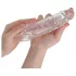 Addicted Toys - mânecă pentru penis cu inel testicular - 23cm - transparent