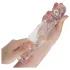 Addicted Toys - mânecă penis cu inel testicular - 27 cm - transparent