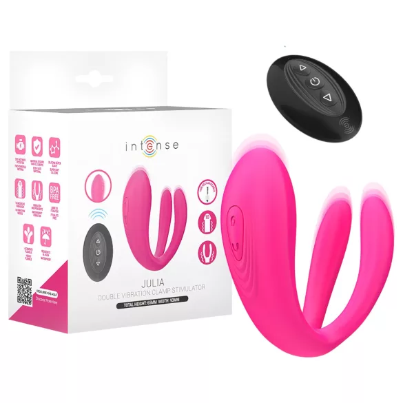 Intense Julia - Vibrator pentru punctul G și clitoris - roz