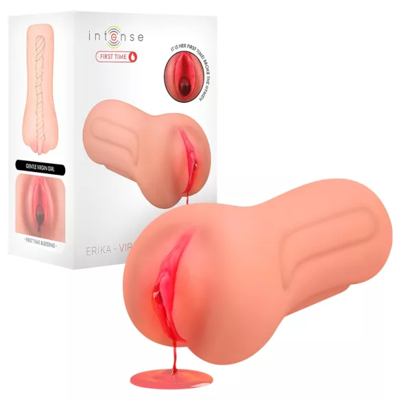 Intense First Time Erica - vagină artificială de virgină, realistă (culoare naturală)
