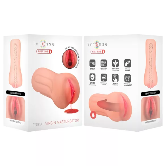Intense First Time Erica - vagină artificială de virgină, realistă (culoare naturală)