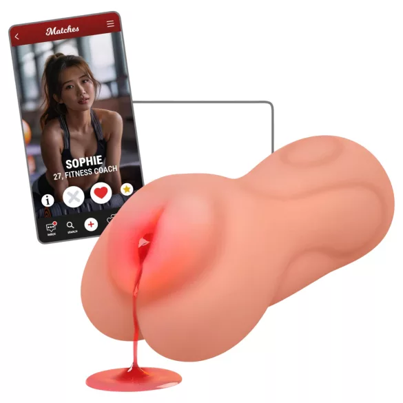 Intense First Time Sophie - masturbator vaginal realist pentru virgini (culoare naturală)