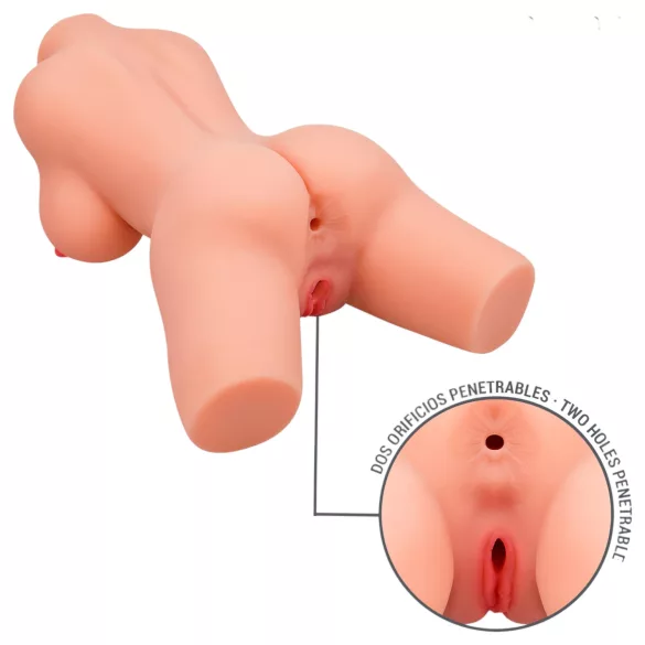 Intense Deep Touch Jesse - torsó realist pentru masturbare - silicon natur