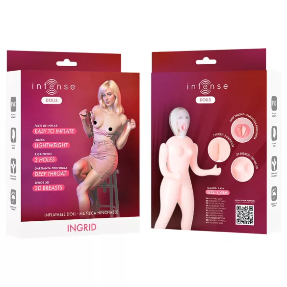 Intense Dolls Ingrid - păpușă gonflabilă erotică - latex