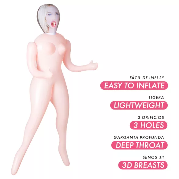 Intense Dolls Ingrid - păpușă gonflabilă erotică - latex