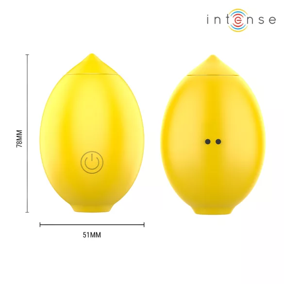Intense Moni - stimulator de clitoris cu unde de aer (galben)