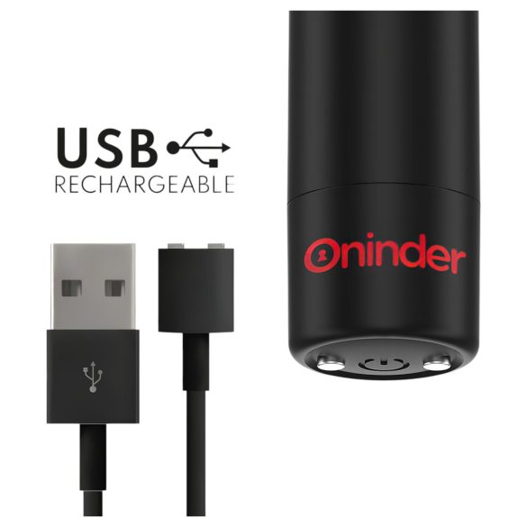 Oninder - mini vibrator inteligent - negru