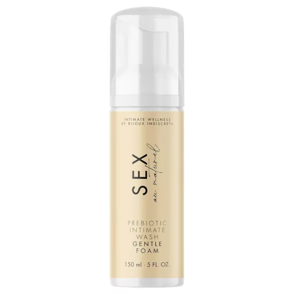 Bijoux Indiscrets Sex au Naturel - spumă intimă de spălare prebiotică (150 ml)