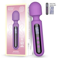   Engily Ross Whisper - vibrator cu masaj digital, cu acumulator (violet)