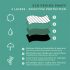Adalet Flora Normal - chiloți menstruali (negru) - M