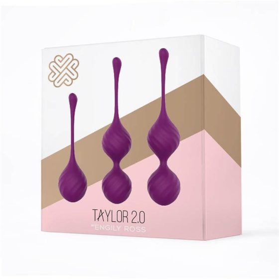 Engily Ross Taylor 2.0 - Set de trei bile de geisha (violet)