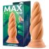 Max & Co Felix - plug anal spiralat - 15cm - culoare naturală
