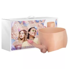 INTOYOU - dildo realist cu ham - silicon natur