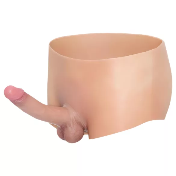 INTOYOU - dildo realist cu ham - silicon natur