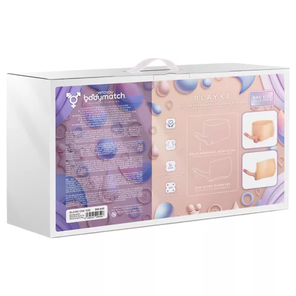 INTOYOU - dildo realist cu ham - silicon natur