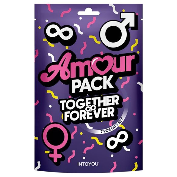 Amour Pack Together - set pentru începători cu vibrator - 7 piese