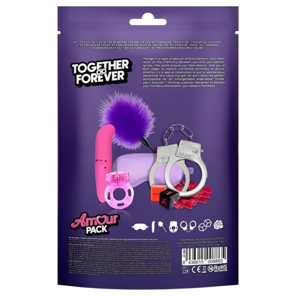 Amour Pack Together - set pentru începători cu vibrator - 7 piese