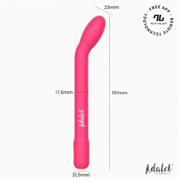 Adalet Gently - vibrator inteligent punct G și prostată - roz
