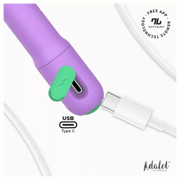 Adalet Gently - vibrator inteligent punct G și prostată - mov