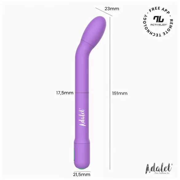 Adalet Gently - vibrator inteligent punct G și prostată - mov