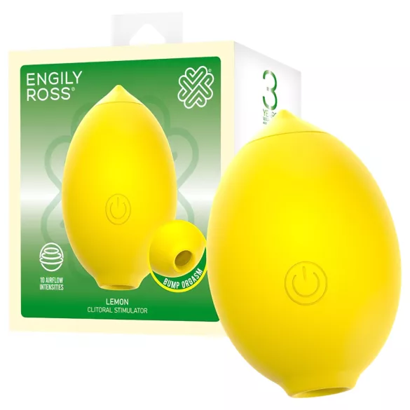 Engily Ross Lemon - vibrator clitoridian ondulat cu aer, cu lămâie (galben)