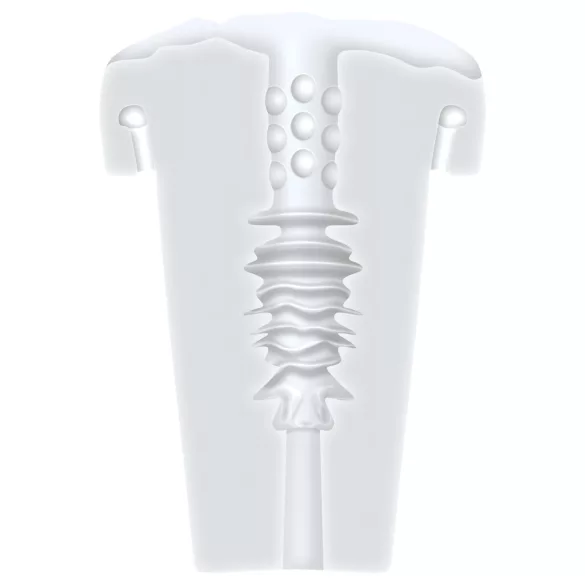 Zero Tolerance - masturbator automat cu vibrații și sucțiune - transparent