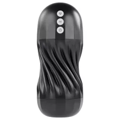 Playboy Solo Stroker - masturbator cu aspirație (negru)