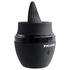   Evolved - vibrator cu limbă rotativă, reîncărcabil - negru