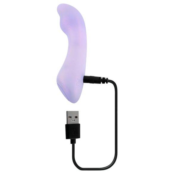 Playboy Euphoria - vibrator G-spot reîncărcabil, rezistent la apă (mov)