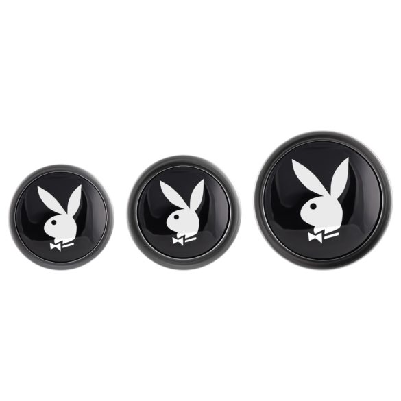 Playboy - set de dopuri anale - 3 piese - argintiu
