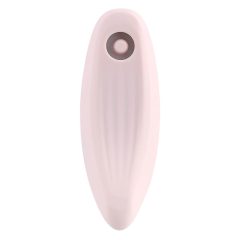   Playboy Palm - vibrator de clitoris, rezistent la apa, cu baterie, 2in1 (roz)
